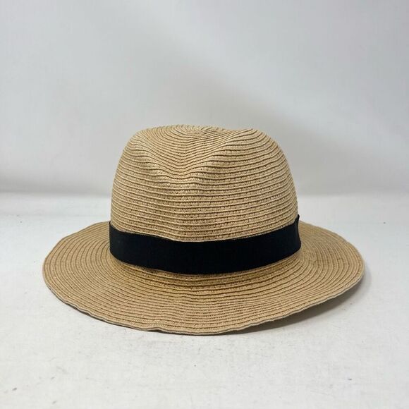 Madewell Womens Packable Braided Straw Hat Tan Size M/L - Picture 1 of 10